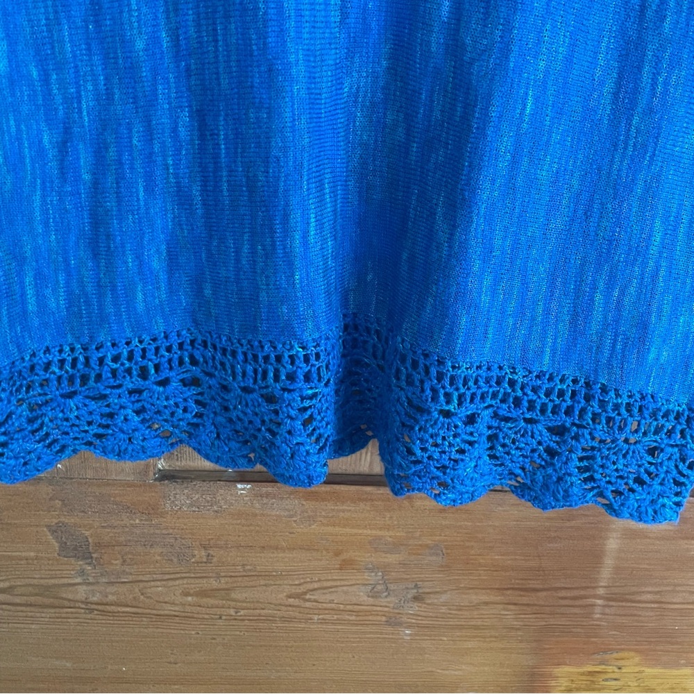 NWT Madison Blue Muse Crochet Knit Top S - Picture 2 of 8